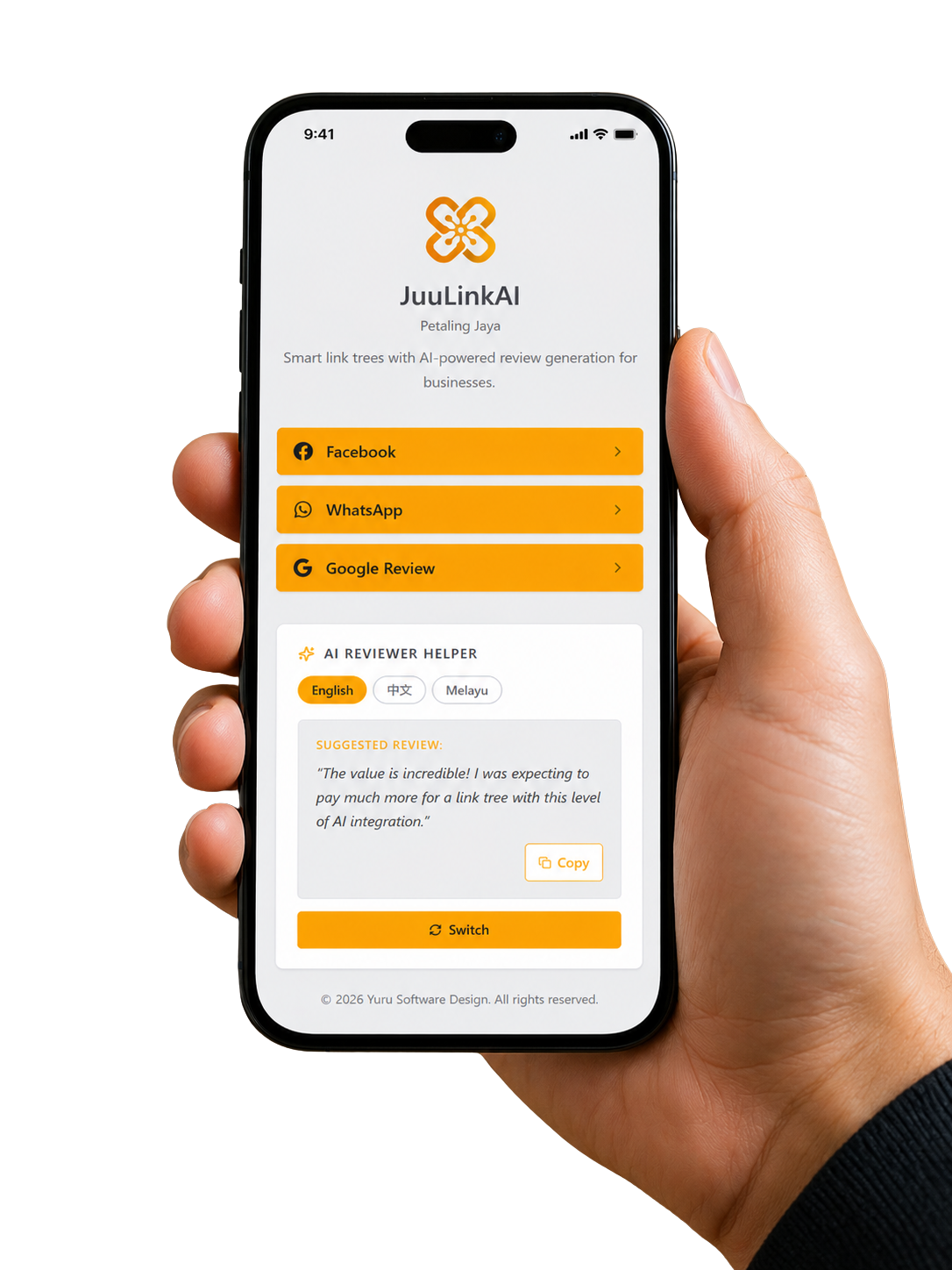 JuuLinkAI app preview